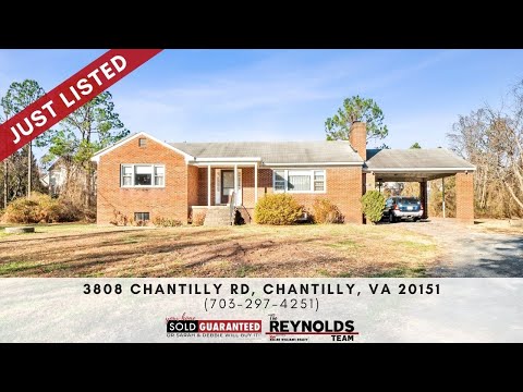 3808 Chantilly Road, Chantilly, VA home video tour