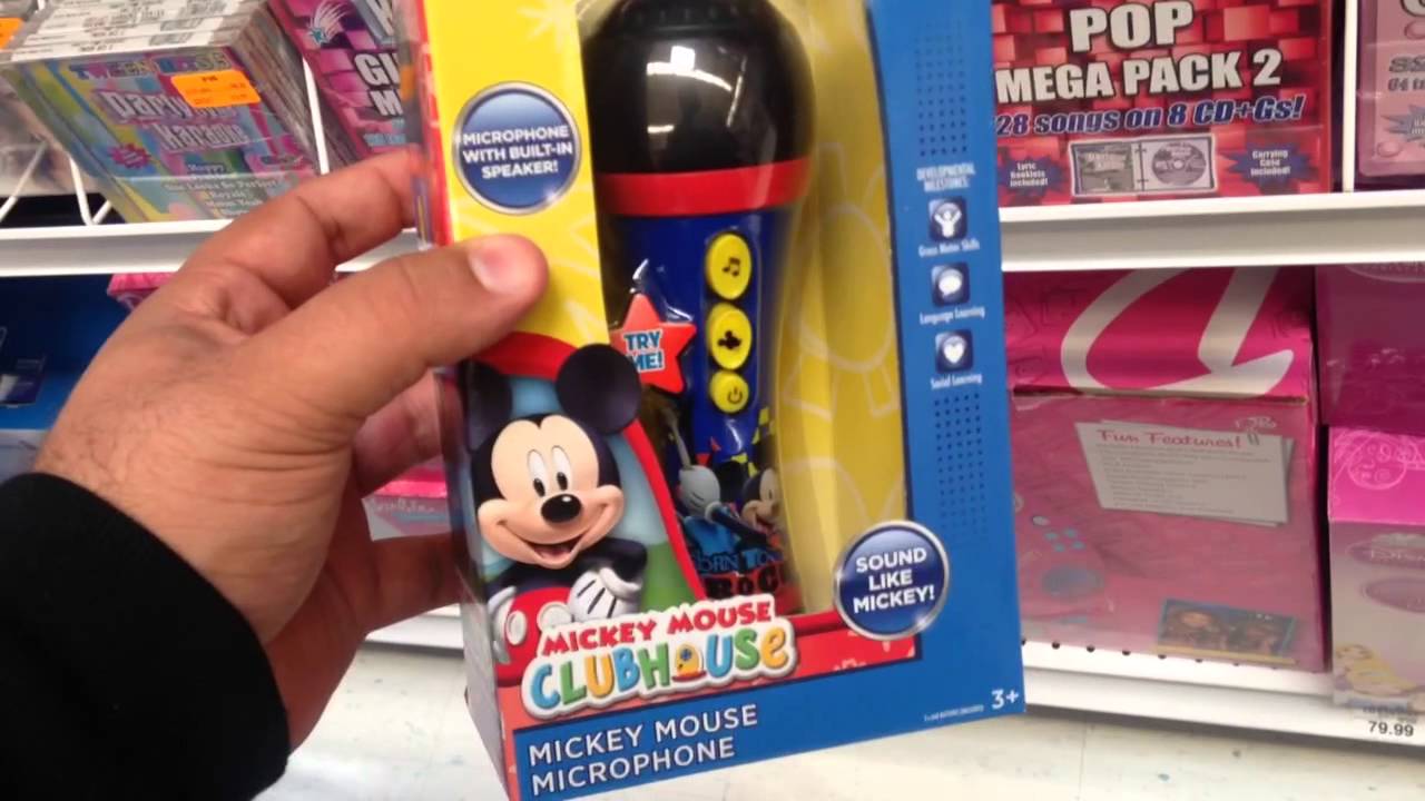 Disney Mickey Mouse Clubhouse My First Microphone Light and Music Toy 