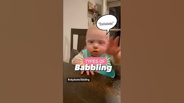 Different types of babbling