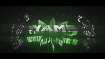 FREE WEED Intro Template [C4D, AE]