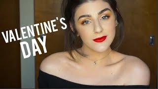 VALENTINE'S DAY GLAM//RED LIP & SOFT EYES screenshot 5