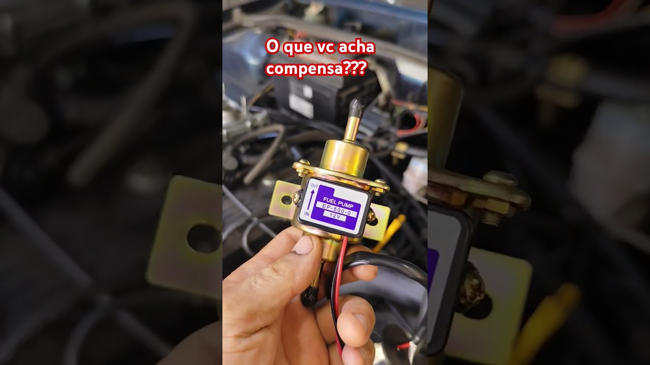 Compensa adaptar uma bomba elétrica em motor carburado. ? 