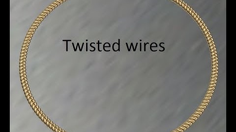 How to create twisted wires in Matrix
