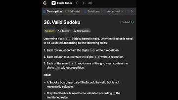 Valid Sudoku | Simple solution | LeetCode 36 | Golang