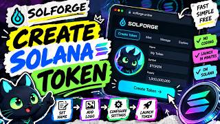 How to Create a Solana Token with SolForge 🚀 | No Coding Required