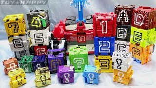 Set besar Zyuoh Cube digabungkan dengan berbagai cara Skuadron Hewan Zyuohger
