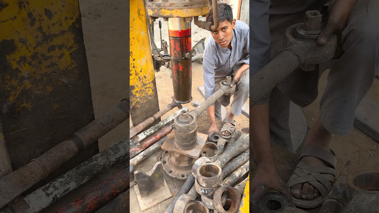 Hydraulic pressure Bush removal | steblizing rod 