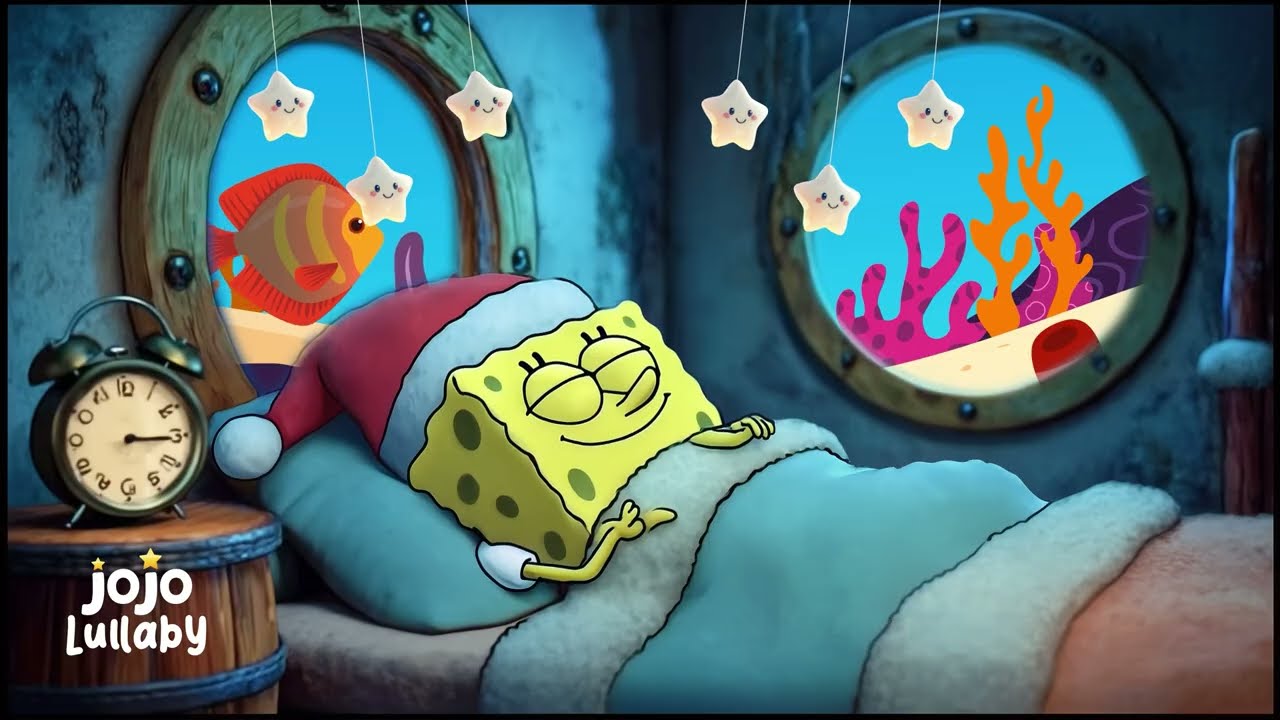 🌙Brahms Lullaby for Babies & Kids 😴 Soothing Sleep Music, Relaxing Night Songs for Toddlers🌟