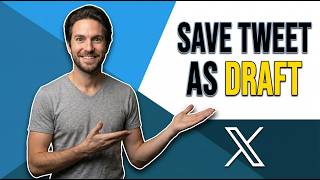 How To Save A Tweet As Draft In X.Com / Twitter (Easy Guide) screenshot 4