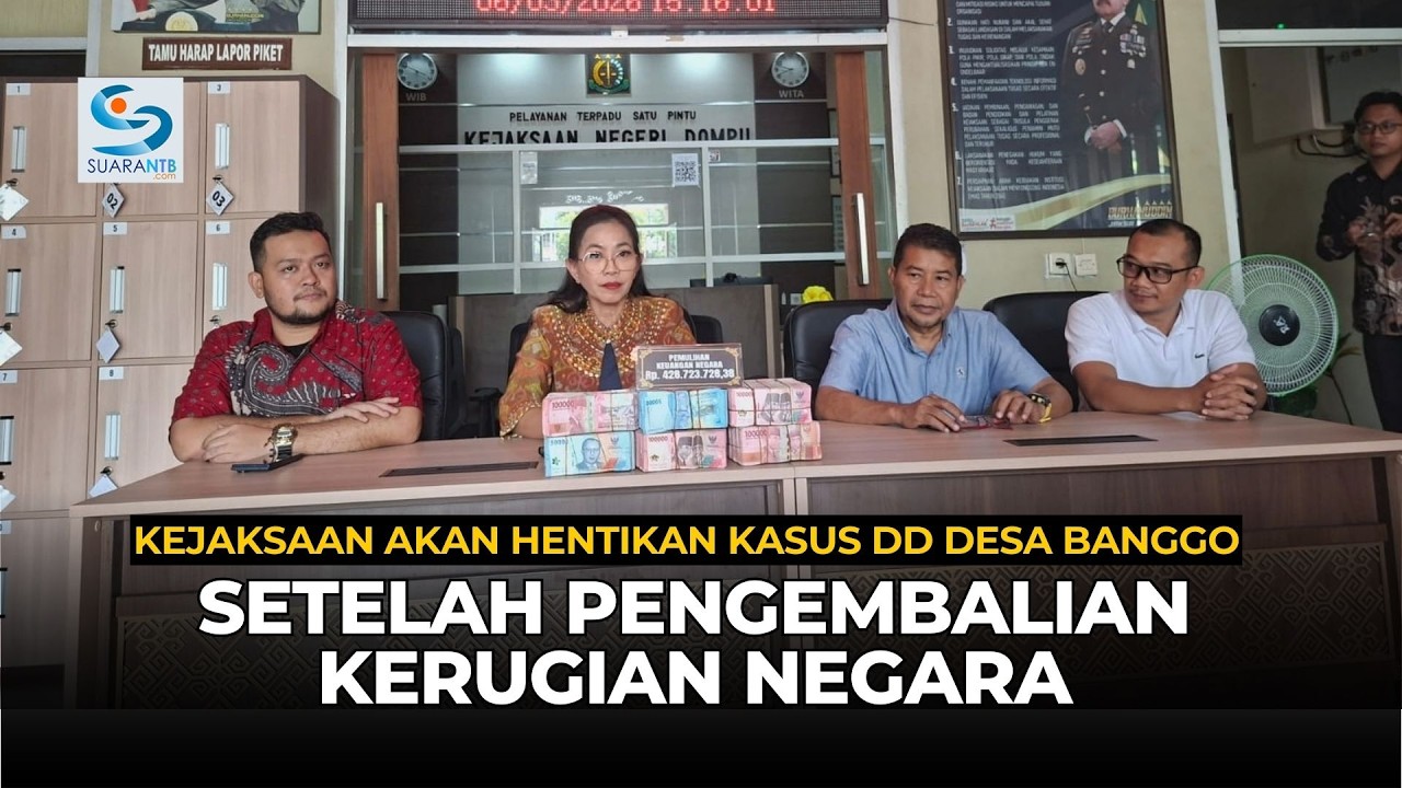 Kejaksaan akan Hentikan Kasus DD Desa Banggo Setelah Pengembalian Kerugian Negara