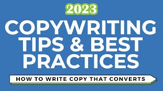 8 Copywriting Best Practices - Tips For Writing Copy That Converts