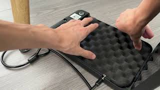 Grimtron HT-1136 Portable Safe-Security Cable Installation
