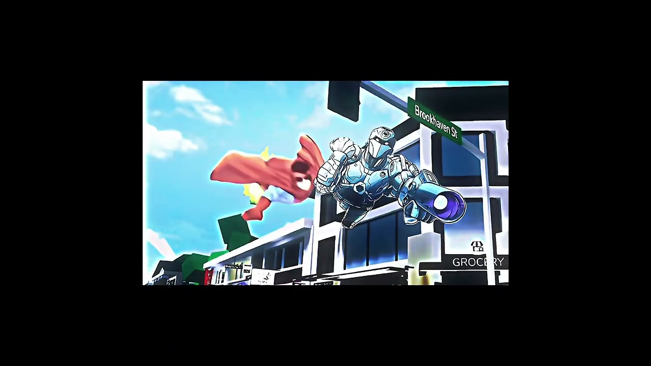 Tech jacket vs Omni mark in Brookhaven #invinciblecomics #invinciblevariants #invincible #roblox