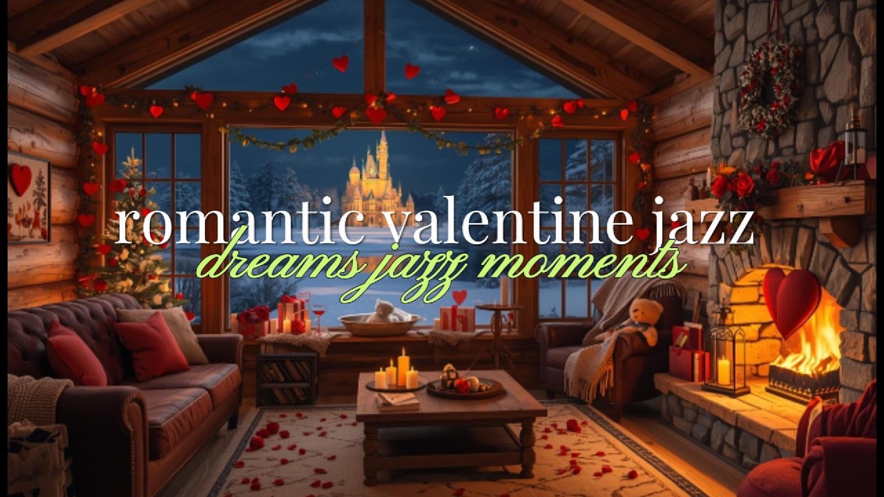 🌹 Parisian Valentine Jazz – Candlelight Bistro Love Ambience