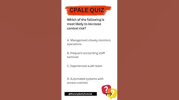Risked-Based Auditing Q18 #CPALEReview, #AuditingReview, #CPAExamPrep #CPALEMockExam