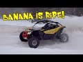 Maverick X3 BRUISED BANANA goes on it's first ride! (and gets sold!)