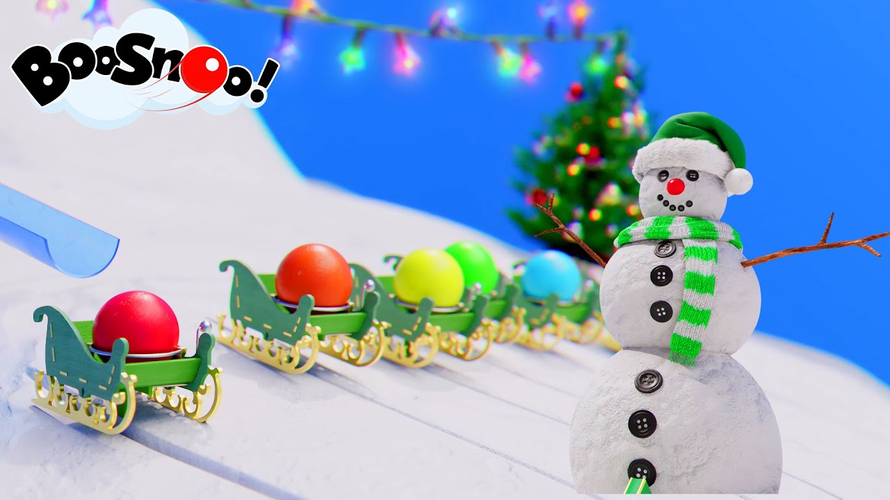 Winter Wonderland ❄️ Calming Sensory Videos For Kids | BooSnoo! 🔴