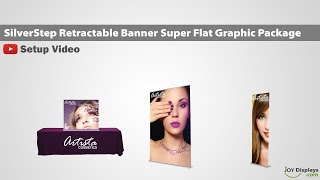Silverstep Retractable Banner Stand Set up