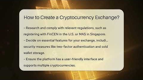 How to Create a Cryptocurrency Exchange? - CryptoBasics360.com
