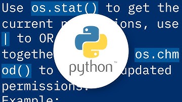 How do you do a simple "chmod +x" from within python?
