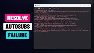 Fix AutoSubs 3 8 0 Stopped Working in Resolve
