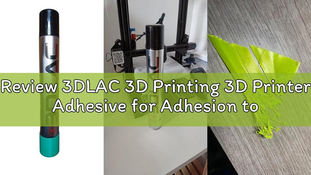 Review 3DLAC 3D Printing 3D Printer Adhesive for Adhesion to Heated Print Bed, Spray, 400 ml 13.52 f