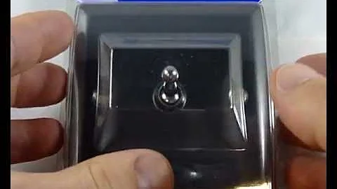 Varilight 1 Gang Pewter Toggle Designer Metal Light Switch (XRT1)