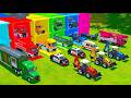 ALL POLICE VEHICLES AND EMERGENCY TRUCK, EXCAVATOR, CONCRETE MIXER TRANSPORT TO GARAGE - FS22