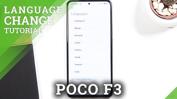How to Change System Language in POCO F3 – Language List
