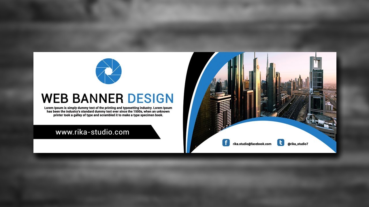  Cara Membuat Banner  dengan Photoshop Business banner  