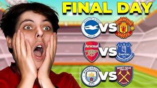 BRIGHTON VS MAN UNITED & TITLE DECIDER WATCHALONG 23/24 PREMIER LEAGUE!