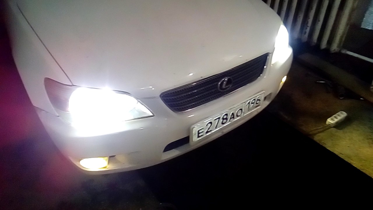 Полировка фар toyota altezza