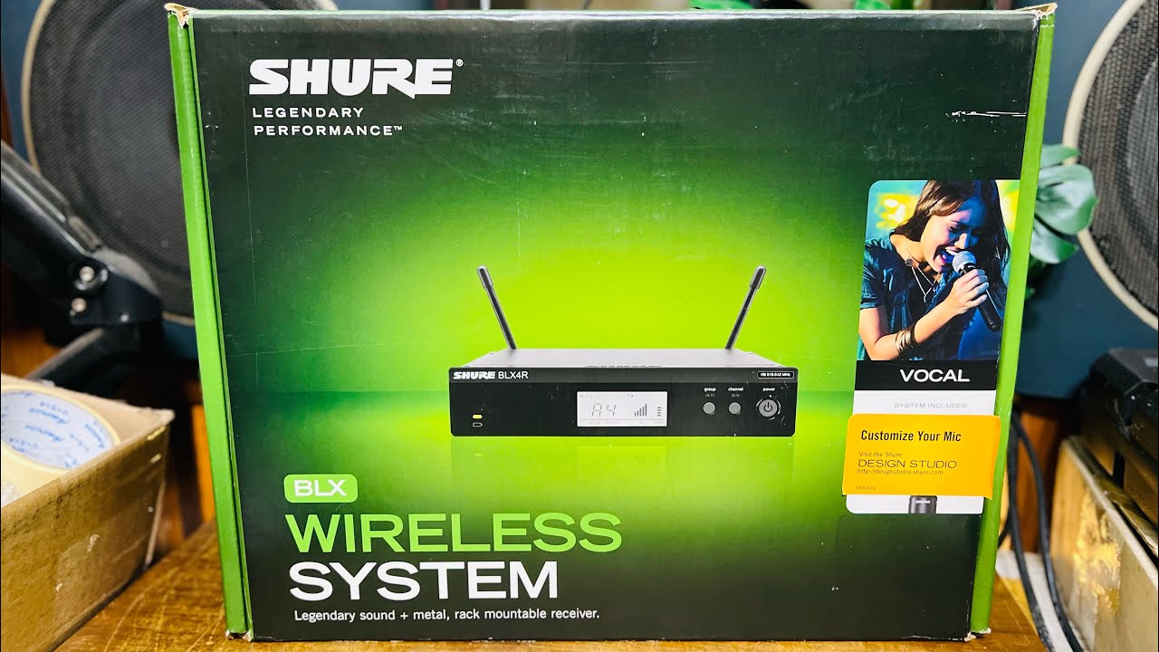 SHURE BLX4R PG58 - BỘ MICRO HÀNG CHÍNH HÃNG MADE IN MEXICO NGON BỔ RẺ - GIÁ 4tr5