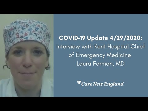 COVID-19 Updates: Interview with Kent Hospital Chief of Emergency Medicine, Laura Forman, MD