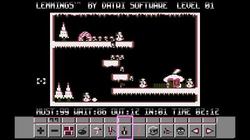 Lemmings: Atari 8-bit XL/XE  (1998)