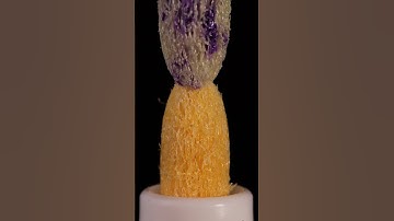 ASMR Glitter pen vs Glitter pen  close-up macro #shorts #satisfying #closeup #asmr #macro