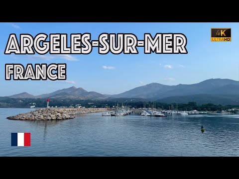 ARGELES-SUR-MER , France - WALKING Tour 4K - Summer 2023