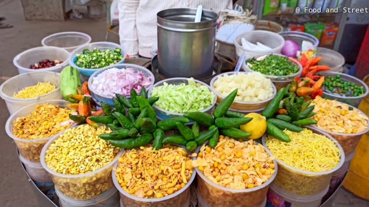 Bengali Jhal Muri Street Food Very Beautifully Decorated Shop Indian Street Food YouTube