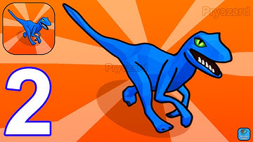 Dino Crowd - Gameplay Walkthrough Part 2 Dino War Army Commander Game Defense (iOS,Android)