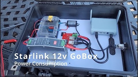 Starlink 12v Go Box Power Consumption