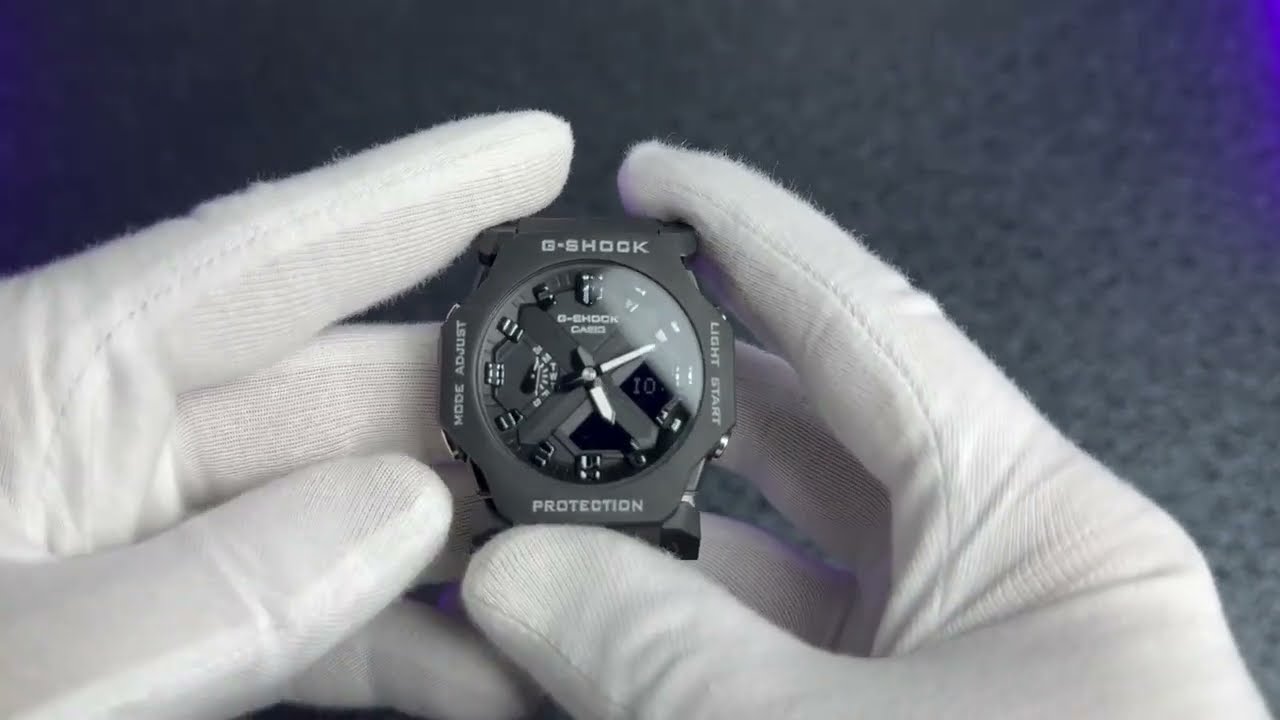 Настройка времени на часах GA-2300