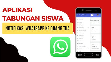 Software Aplikasi Tabungan Sekolah dengan notifikasi Whatsapp WA