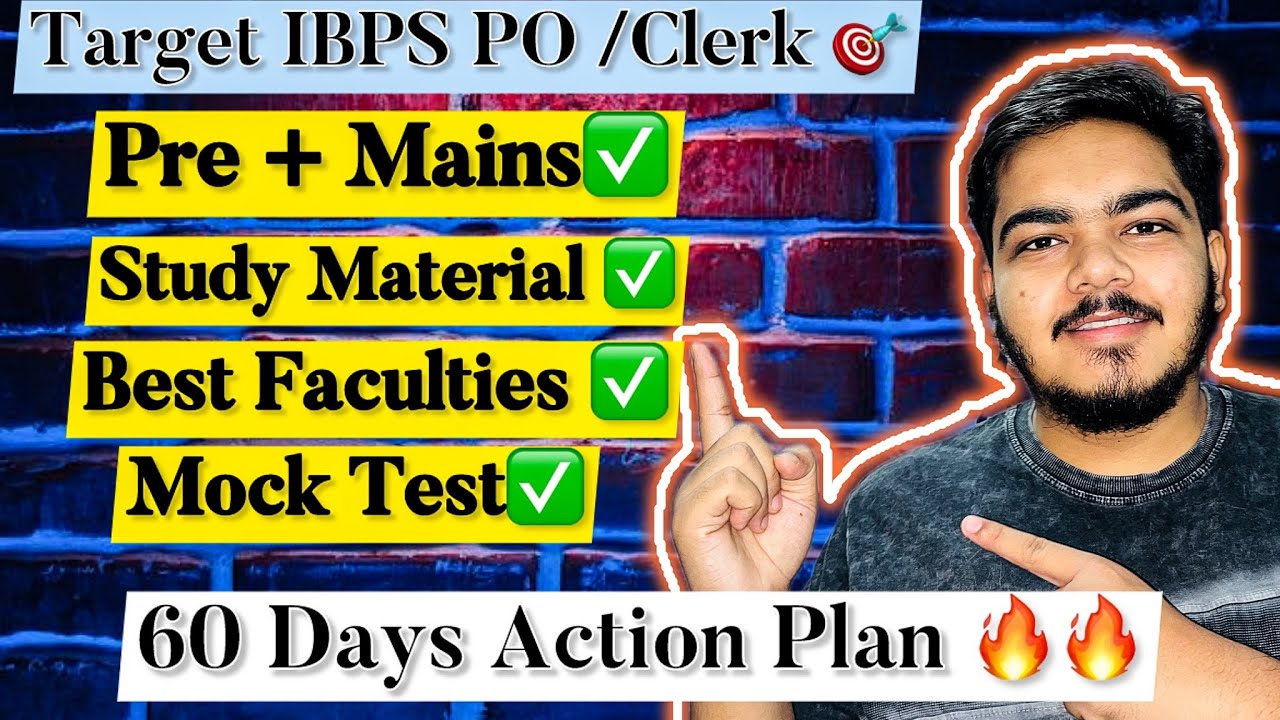 🔥60 Days Hard Strategy For IBPS Po 2025 ✅