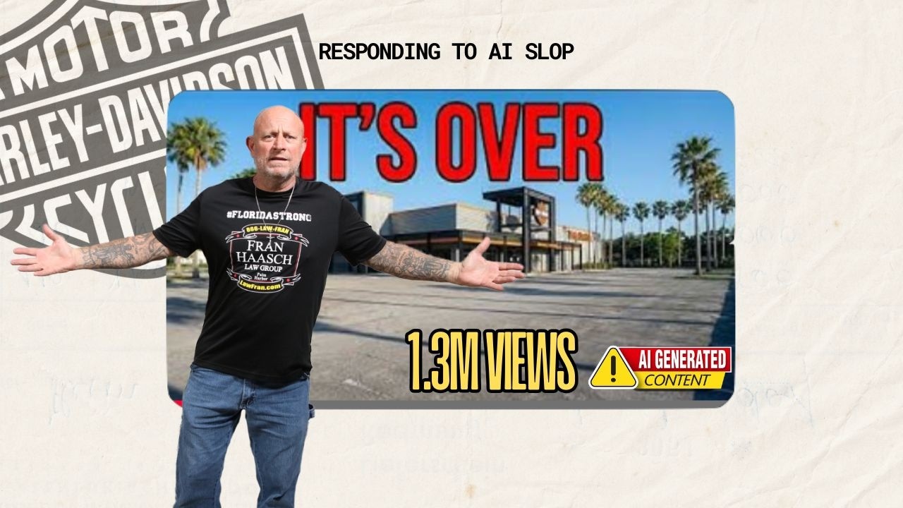 Реакция на анти-харлейовский ИИ-контент, на который вы все ведётесь