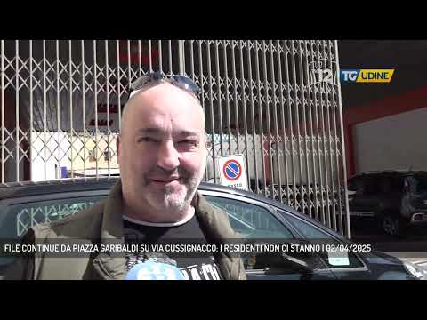 FILE CONTINUE DA PIAZZA GARIBALDI SU VIA CUSSIGNACCO: I RESIDENTI NON CI STANNO | 02/04/2025