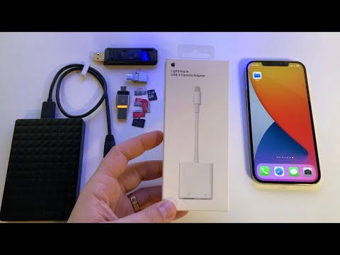 Review Apple Lightning to USB 3 camera adapter (test with my iPhone 12 Pro Max)