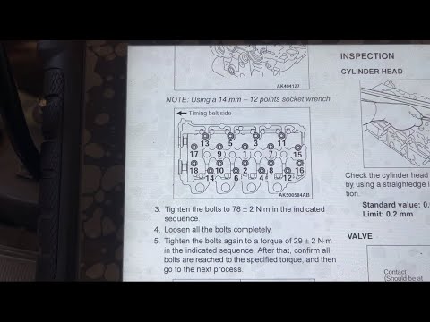 ضبط عزم براغي رأس المحرك  456  
