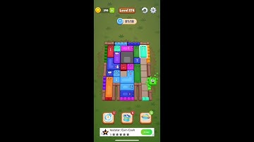 Farm Block Escape Level 374 Walkthrough | Sliding Block Puzzle Solution | Farm Block Escape Gameplay