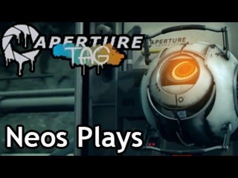 Portal Painting! Aperture Tag (Portal 2 Mod) | Neos Plays - YouTube