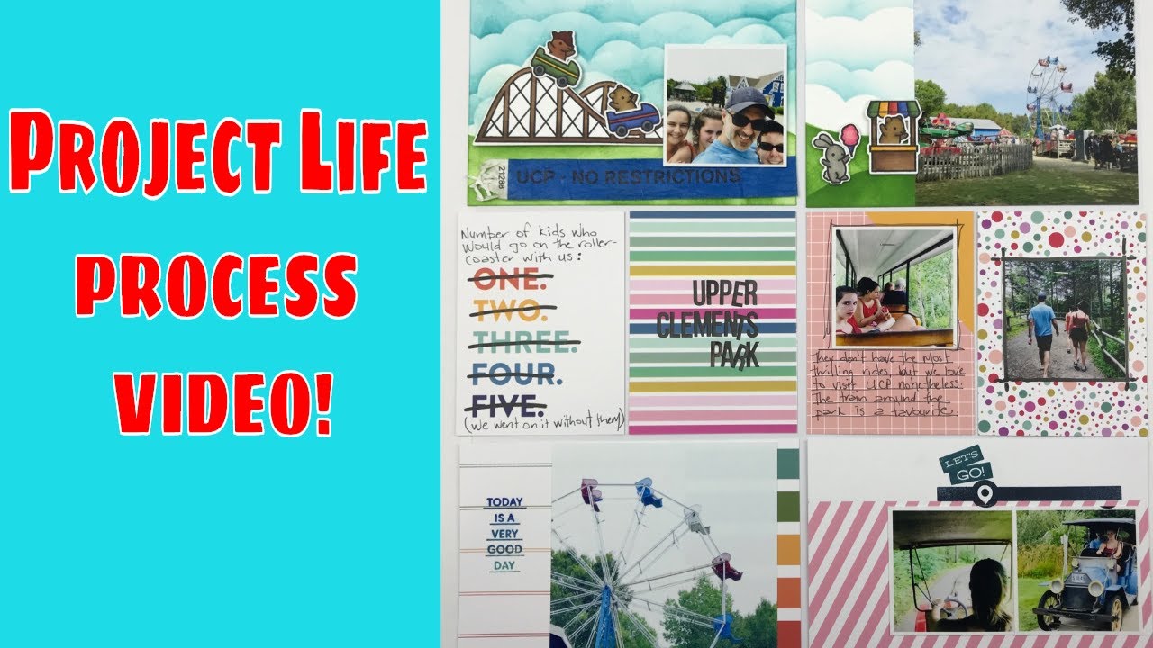 Project Life Process: Camping Trip (part 3) scrapbooking tiendas